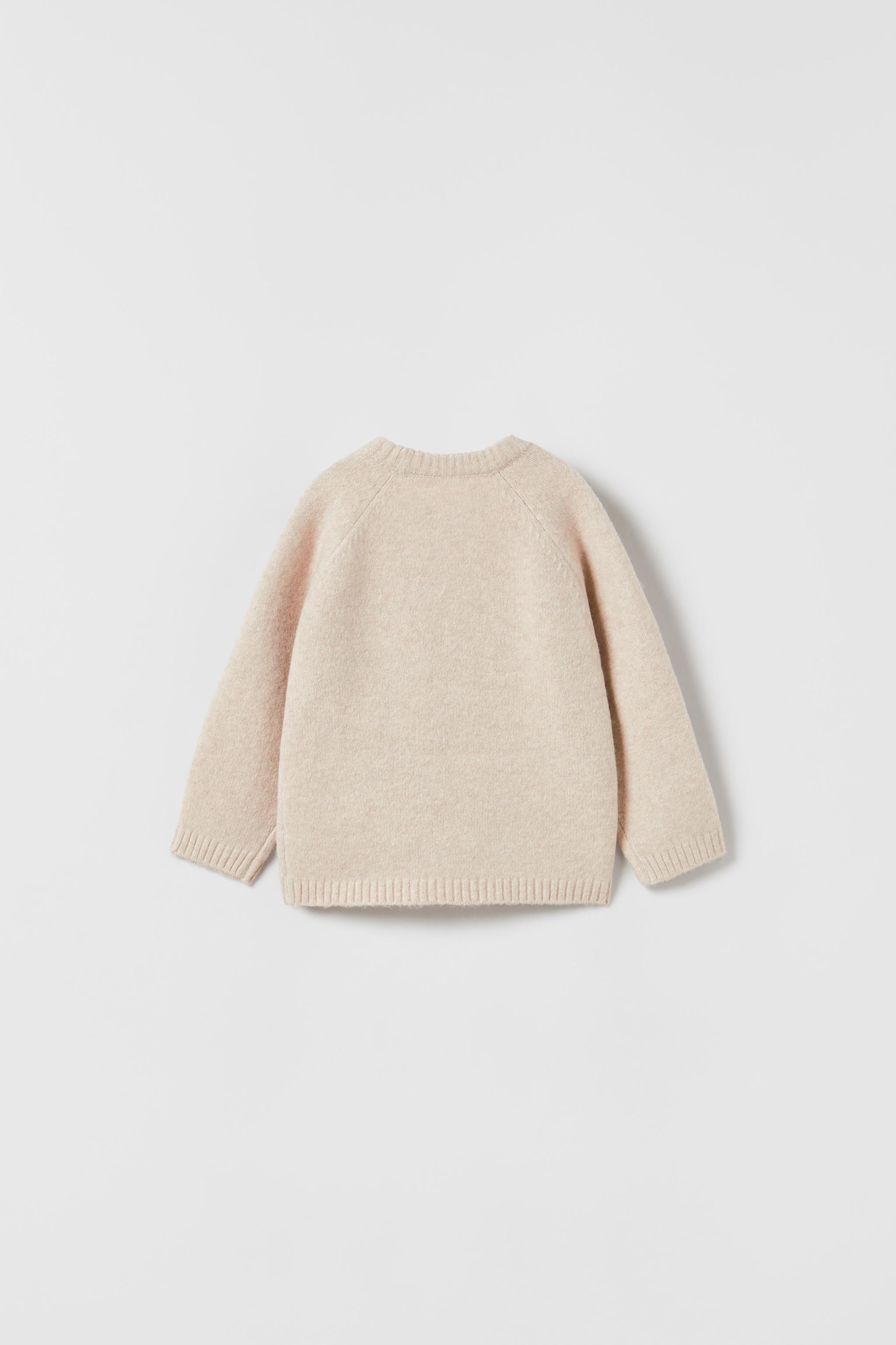 Zara soft touch sweater with bow hotsell